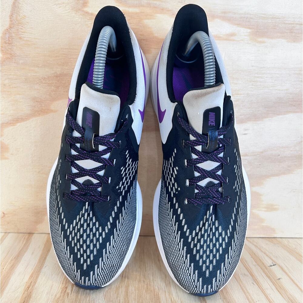 Nike -Air Zoom Winflo 6 -Running Shoes - Black/Gray - Women's - 9.5 - AQ8228-006 - Picture 7 of 9